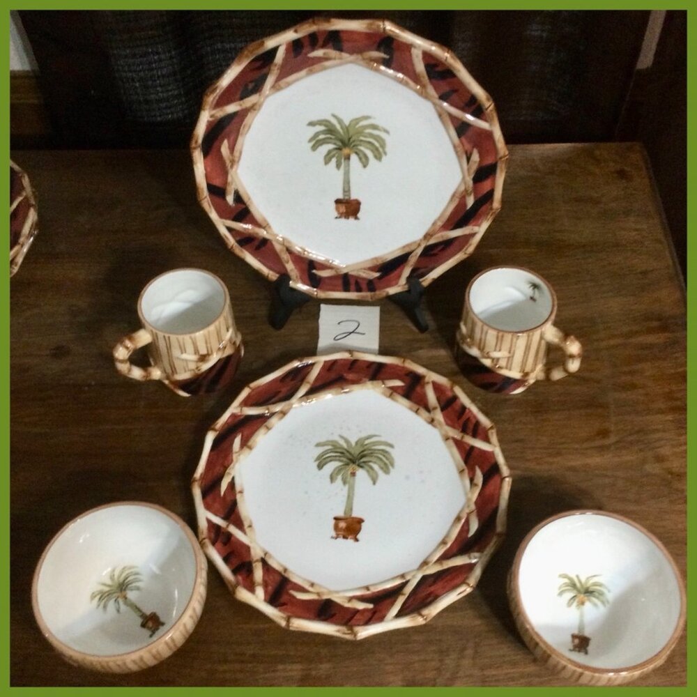 Tiki Decor Dishes - set 2